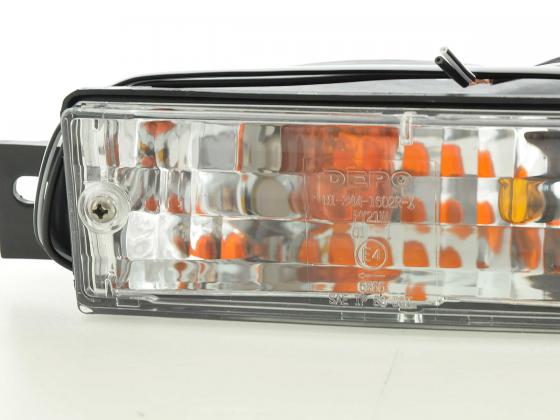 Frontblinker Blinker Set BMW 3er (Typ E30) 88-91 chrom Frontblinker Blinker Set BMW 3er (Typ E30) 88-91 chrom